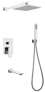 Душевая система ABBER Weiss Insel хром AF8017